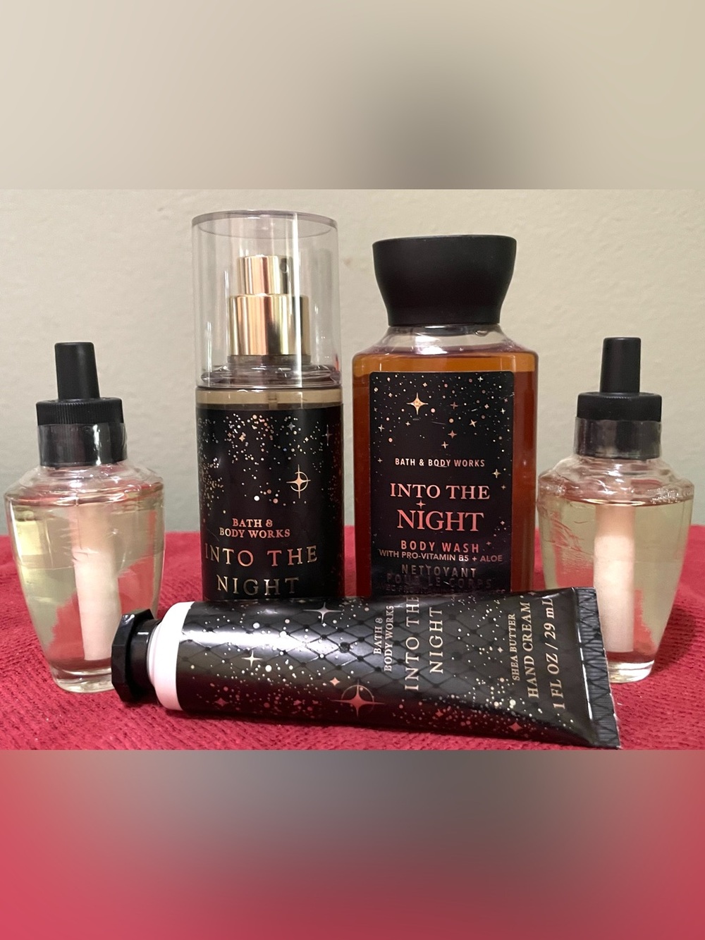 Bath & Body Works INTO THE NIGHT TRAVEL Bundle